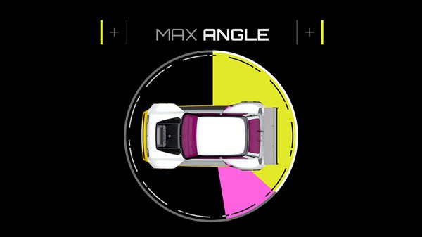 maximum angle indicator - R5 TURBO 3E E-Tech 100% electric - Renault